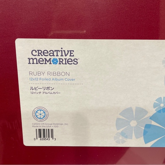 Creative Memories Ruby Ribbon 12x12 Foiled Alum Cover Brand New - Picture 7 of 8